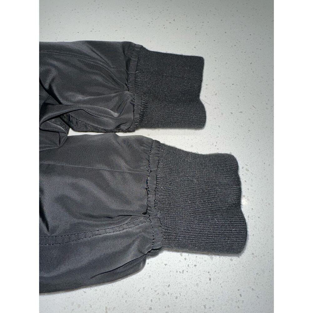 Levi’s Jacket Women’s Black Bomber Biker Elastic Ribbed Zip Melanie Newport 1X - Picture 6 of 14